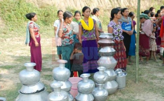 Water scarcity looms large in the interior areas Water scarcity looms large in the interior areas